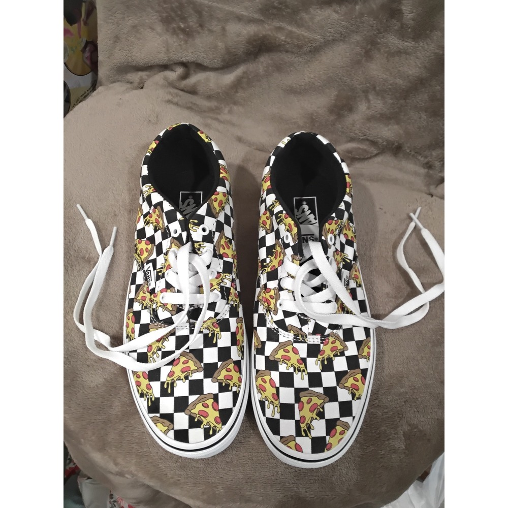 NWOB Vans Era Pizza Checkerboard Low Top Casual Sneakers Shoes Men‎ Women Size 5
